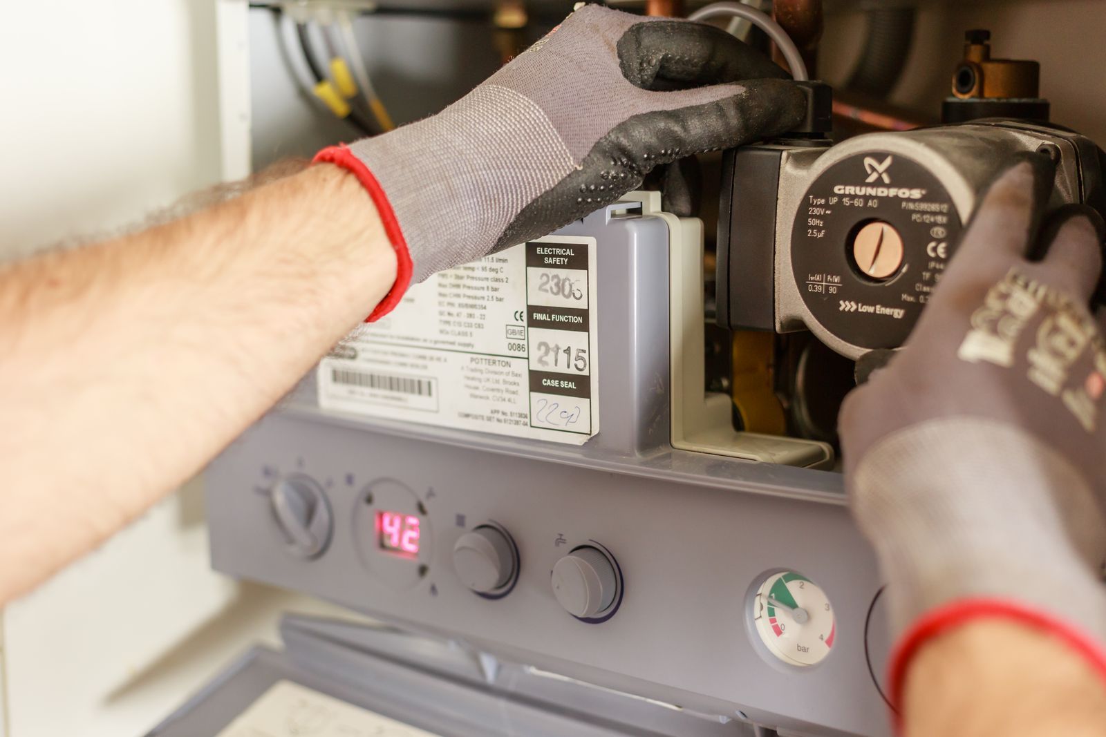 Servis plynového kotle